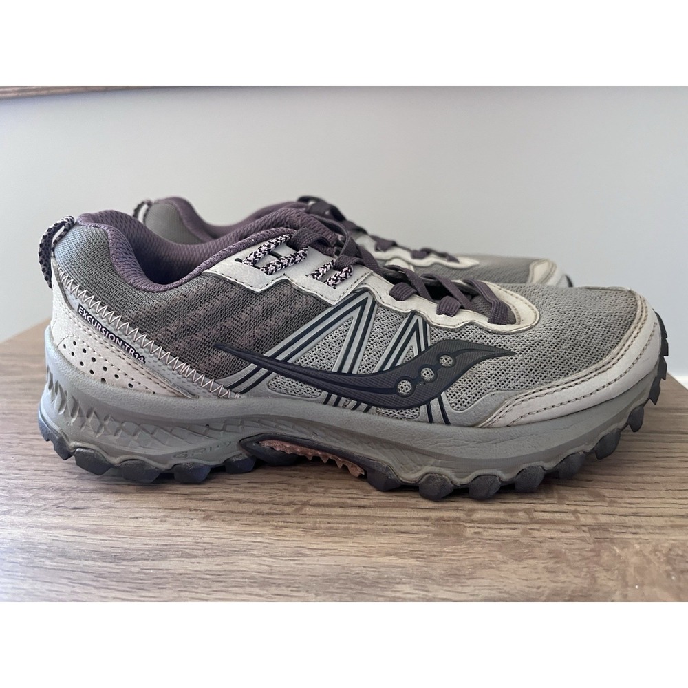 Women's 6 Saucony Excursion TR14 Trail Running Shoes Tennis Shoe Sneaker Gray W2